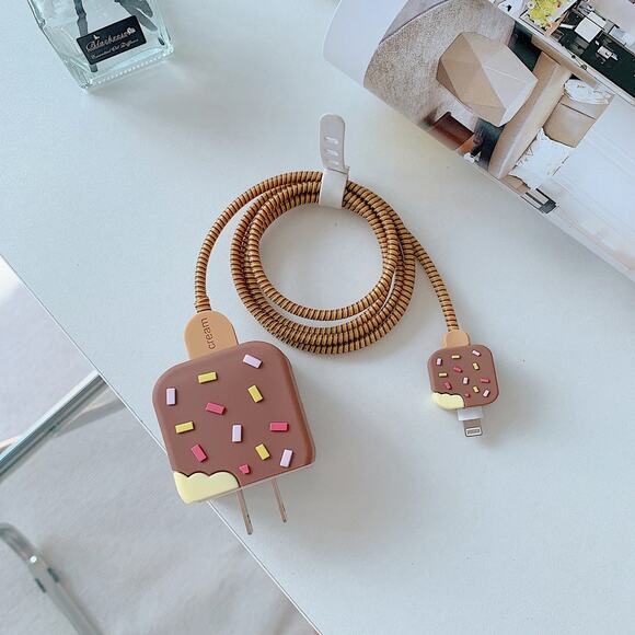Chocolate Cookies iPhone Charger Cover Cable Protectors P33 - Picture 4 of 4